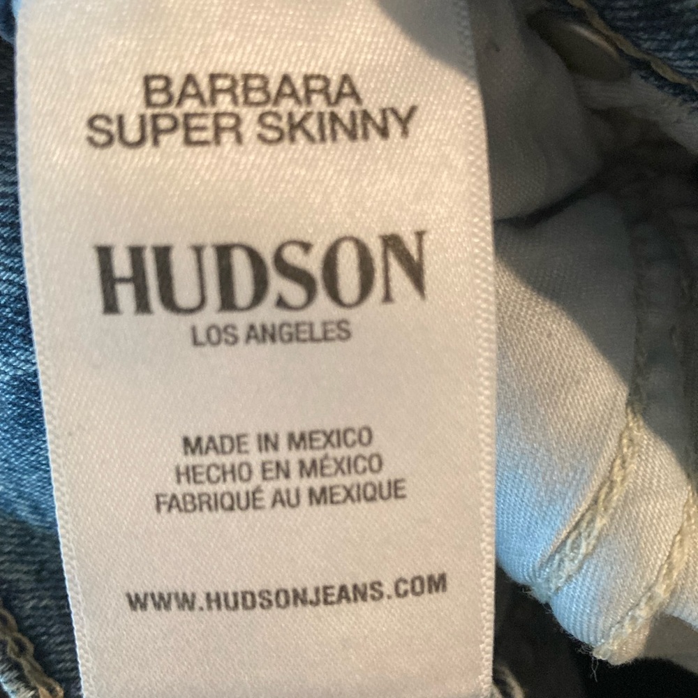 HUDSON HIGH RISE JEANS SIZE 28 - Picture 6 of 8